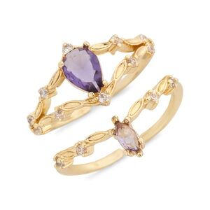 Covet Set Of 2 Engagement Rings